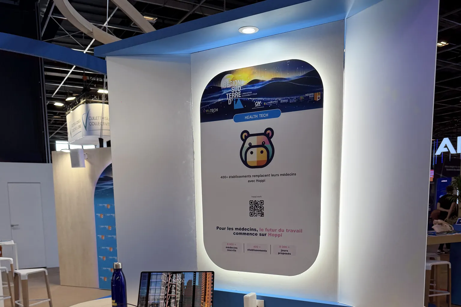 Hoppi à VivaTech 2026 — stand sur le pavillon Région Sud, catégorie Health Tech, Paris